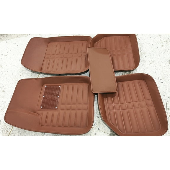 Zyutaosan Car Floor Mats Front & Rear Liner Waterproof All Weather 5Pc Universal Auto Mat