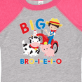thumbnail image 4 of Inktastic Farmer Tractor EIEIO Big Bro Boys Baby Bodysuit, 4 of 5