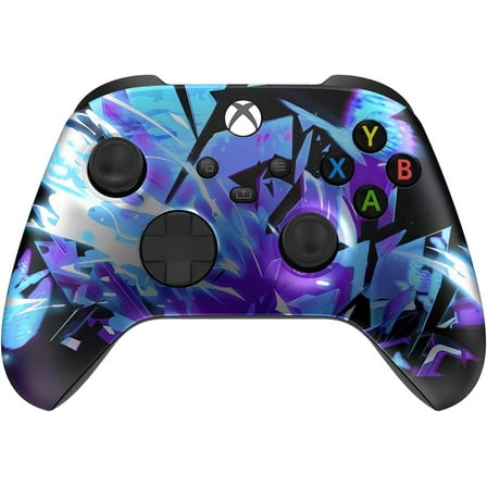 Custom Controllerzz Wireless Controller for Microsoft Xbox Series X/S & Xbox One - Custom Soft Touch Feel - Custom Series X/S Controller (X/S Graffiti)