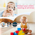 thumbnail image 5 of Wiher Baby Ear Muffs, 2-in-1 Baby Headphones for Noise Protection, Adjustable Noise Cancelling Headphones for Children 0-48 Months, Dual Wearing for Sleep, Plane, Outdoor Travel, Pink, 5 of 9