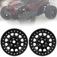 thumbnail image 5 of 4Pcs 2.2in Metal Lock tire Wheel Hub Heavier Accessory for Rock Crawler 1/10 black, 5 of 8