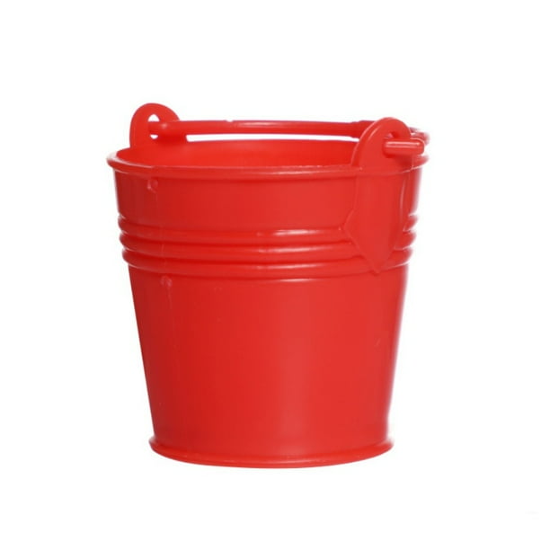 Ochine Mini Plastic Buckets Containers Decorative Buckets with Handle