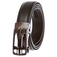thumbnail image 4 of Men's s Automatic Buckle Cut-to-Fit Slide Ratchet Feather Edged Dress Belt, 4 of 4