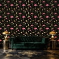 thumbnail image 6 of Magic Peel and Stick Wallpaper Whimsical Forest Crescent Moons Mushrooms Stars Wall Mural 17.7in x 9.8ft Self Adhesive Removable Wall Paper Renter Friendly Wallpaper for Kids Bedroom Living Room, 6 of 8