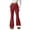 Wine-1, variant on Fleece Lined Pants Women Winter Thermal Sherpa Warm Flare Leggings Comfy Soft High Waisted Yoga Pants with Pockets