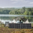 ALLPOWERS 200W Portable Foldable Solar Panel for Outdoor Camping, RV, and Power Stations, High-Efficiency Monocrystalline ETFE Solar Charger, IP66 Waterproof