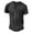 Dark Gray, variant on XMMSWDLA Mens Muscle Slim Shirts Crewneck Longline T-Shirt Gym Workout Athletic Shirt Tees with Button Blue Mens Workout Shirts