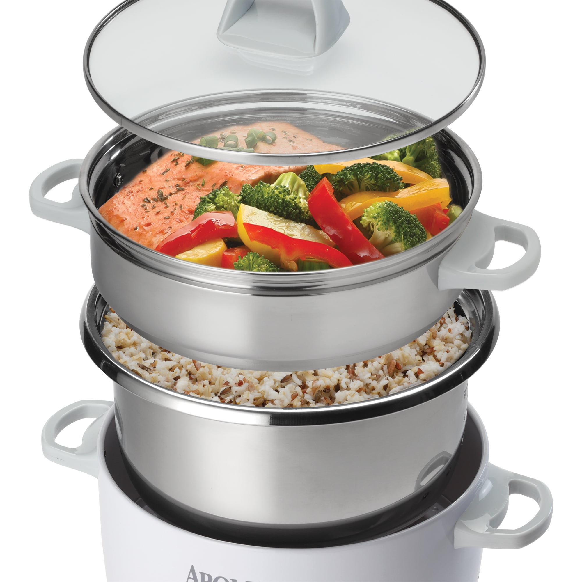 Aroma ARC-753SG Simply Stainless 6-Cup Rice Cooker - Bed Bath & Beyond -  18827723