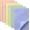 Blue, Multicolor, variant on Mr. Pen- Lined Sticky Notes 4x6, 6 Pads, 45 Sheet/Pads, Morandi Colors