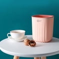 thumbnail image 4 of Mini Desktop Trash Can, Small Plastic Wastebasket for Bedroom, Bathroom, Kitchen, Tabletop, 5"X5"X6" with Removable Garbage Bag Ring, 1* Household Small Trash Can, 4 of 8