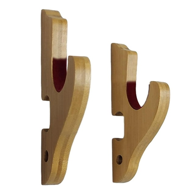 Tnarru Support Mural Présentoir en Bambou Installation Facile Support Polyvalent pour Flûte, 1 Niveau