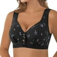 thumbnail image 3 of Front Bra For Women Large Size No Ring Gathering Anti Sagging Fixed Cup Vest Style Bra Cover, 3 of 7