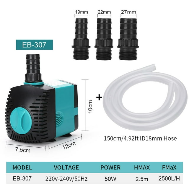 Submersible Pump Fish Tank Water Pump Aquarium Circulating Water Pump Fish Tank Pumping Machine-Youyou