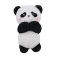 thumbnail image 3 of Manija de cambio de limpiaparabrisas Hugo Muñeco de peluche de Panda de dibujos animados Adorno interior de coche Felpa corta suave, 3 of 10
