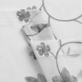 thumbnail image 5 of Sheer Cloth Shower Curtain with Hooks, Washable Shower Curtain White/Gray, 5 of 5