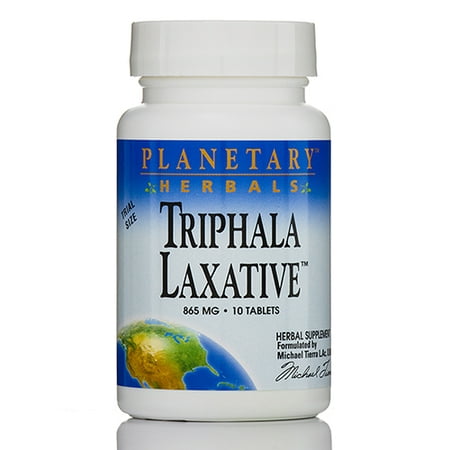 Laxatif Triphala 865 mg - 10 comprimés par Planetary Herbals
