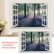 thumbnail image 2 of Ounissouiy 2 piezas 3D ventana pegatinas de pared calcomanías para el hogar Props paredes póster decoraciones simulación paisaje calcomanía Decoración del hogar, 2 of 6