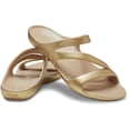 thumbnail image 2 of Sandalias Kadee II para Mujer Crocs Doradas Talla 4, 2 of 7