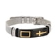thumbnail image 2 of Pulsera de acero pulsera de moda para hombres con doble cierre de seguridad pulsera masculina joyería ajustable ANGGREK Otros, 2 of 8
