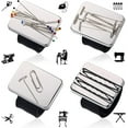 thumbnail image 4 of Casewin Magnetic Sewing Pincushion, Magnetic Wrist Sewing Pincushion, Wrist Strap Bracelet, Silicone Magnetic Pin Holder with Wristband for Sewing Quilting, Easy Reach Pins/Hair Clips/Rings (Black), 4 of 7