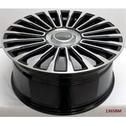 Replacement Car Wheels 22 Bolt 22 x 9.5 5 Lugs, Gloss Black for 2023 Range Rover, (4 Pack)