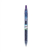 "B2p Bottle-2-Pen Recycled Gel Pen, Retractable, Fine 0.7 Mm, Purple Ink, Translucent Blue Barrel | Bundle of 10 Dozen"