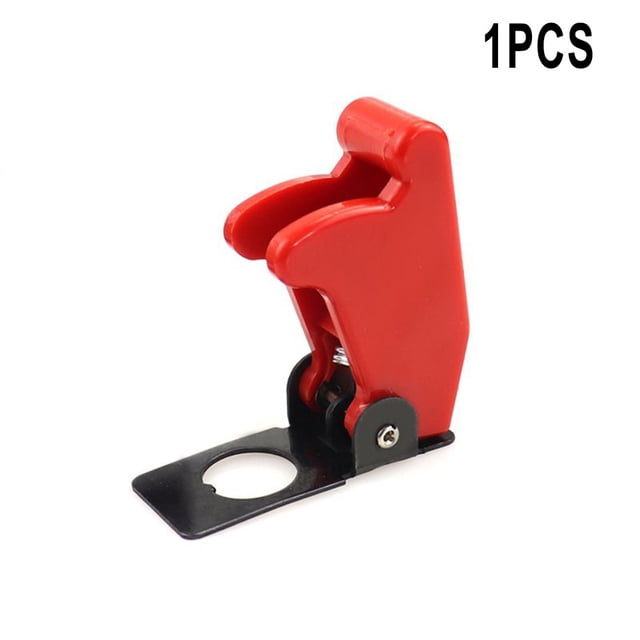 Illuminated Led Toggle Switch Cover 12V Car Dashboard With Missile Flick Cover