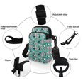 thumbnail image 5 of HELLHERO Women Adjustable Shoulder Strap Shoulder Bag Unisex Dinosaur Pattern Design Polyester Daily Commute or Casual Outings 4.33x1.97x7.09 with Zipper, 5 of 7