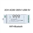 thumbnail image 3 of 6X Interruptor Inteligente WiFi de 2 Canales, Temporizador DIY, AplicacióN 85-265V, USB, 5V, 2,4G, MóDulo de AutomatizacióN del Hogar WiFi para Alexa, Home, IFTT, 3 of 5