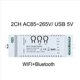 thumbnail image 5 of 5X Interruptor Inteligente WiFi de 2 Canales, Temporizador DIY, AplicacióN 85-265V, USB, 5V, 2,4G, MóDulo de AutomatizacióN del Hogar WiFi para , Home, IFTT, 5 of 5