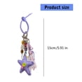 thumbnail image 5 of Summer Beaded Keychain Star Pendant Cute Bag Hanging Decoration Gift For Girls, 5 of 10