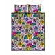 thumbnail image 5 of Juego de edredón con estampado de calaveras de colores Suger, 5 of 5