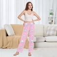 thumbnail image 6 of FORMRS Women's Pajama Pants with Pockets Soft Comfy Loungewear Sleep Bottom, Sizes S-2XL, Ice Cream Rainbow Pattern, 6 of 8