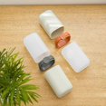 thumbnail image 3 of Portable Washing Cup Double Cup Design Travel Toothbrush Toothpaste Storage Boxgreen, 3 of 3