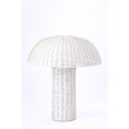 thumbnail image 2 of BIDK Home Large Rattan Hand Braided Table Lamp - 15.75" - White, 2 of 3