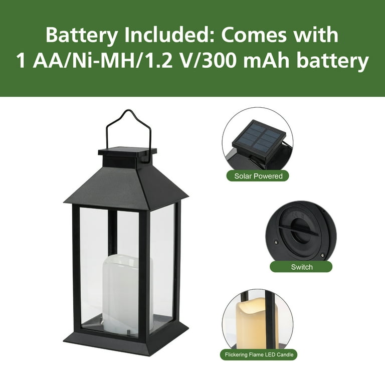 Mainstays Solar Outdoor Decorative Patio Hanging Lights with