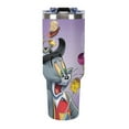 thumbnail image 2 of Tom And Jerry 40 Oz Tumbler With Handle And Straw, Stainless Steel Vacuum Travel Mug, Double Wall Vacuum Insulated Tumbler With Lid, Water Bottle for Gifts Party Office Coffee, 2 of 8