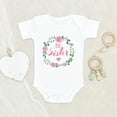 thumbnail image 2 of Pregnancy Announce Clothes - Promoted Big Sis Clothes - Big Sis Announcement Clothes - Flower Baby Clothes, 2 of 4