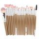 thumbnail image 1 of Fiudx Veinte Pinceles de Maquillaje - Set de Herramientas de Belleza con Borde, Pincel para Sombra de Ojos, 1 of 1