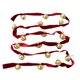 thumbnail image 2 of Adornos navideños, adornos navideños, regalos navideños, adornos navideños, cintas de terciopelo navideñas, cuerdas que pueden sonar, adornos para árboles de Navidad, colgantes, tela, cuerda para camp, 2 of 6