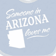 thumbnail image 4 of Inktastic Someone in Arizona Loves Me Boys or Girls Baby Bib, 4 of 4