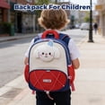 thumbnail image 3 of Plush Soft Cartoon School Backpack for Students, Large Capacity Daypack with Adjustable Straps, Cute Animal Design Lightweight Bookbag for Campus, Wonderful Back to School Gift, 3 of 5