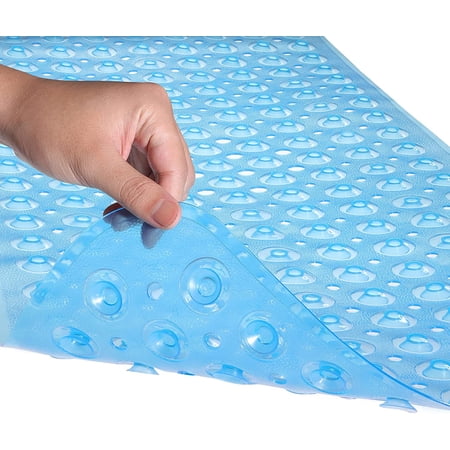 bathtub mat non-slip 40 x 17 inch extra long shower mat with hundreds ...