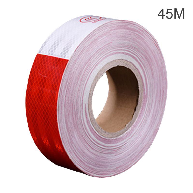 45M Night Reflective Safety Warning Tape Trailer Car Conspicuity Sticker Strip 