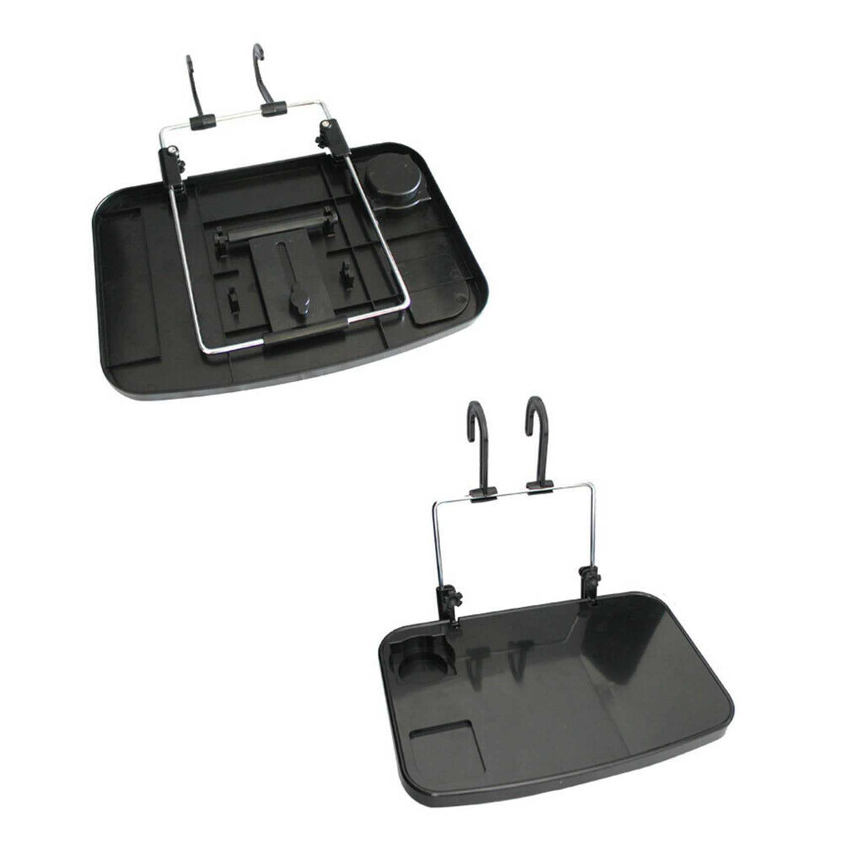 2X Folding Car Computer Desk Work Table in Car Laptop Stand Food Tray Drink Holder
