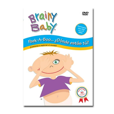 Brainy Baby Preschool Learning DVD, Peek-A-Boo: Inspiring Creative Explortation, Donde estas tu? - ¡Comienza a explorar el mundo!, Classic Spanish