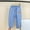 Light Blue B, variant on HAOTAGS Mid Waist Long Jeans Toddler Comfy Wide Leg Cargo Trousers Bootcut Pocket Girls Hop Streetwear Pink 4 Years