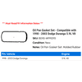 thumbnail image 2 of Oil Pan Gasket Set - Compatible with 1998 - 2003 Dodge Durango 5.9L V8 1999 2000 2001 2002, 2 of 2