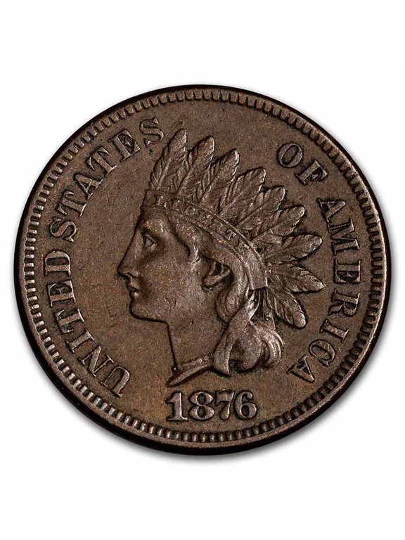 1876 Indian Head Cent XF