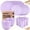 Purple, variant on 16/32Pcs Wheat Straw Black Dinnerware Set for 8, Microwave Dishwasher Safe Plates Bowls for Valentine Party Daily Dining